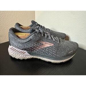 Brooks Adrenaline GTS 21 Shoes Womens Size 10.5 Gray Running Sneakers